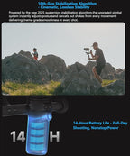 FeiyuTech SCORP 3 KIT Gimbal Stabilizer for DSLR and Mirrorless Camera,Built-in AI Tracking,Detachable Handle,3-Axis Gimbal for Sony/Canon/Nikon/Fujifilm, Max 7.721lbs,Touch Screen with Case