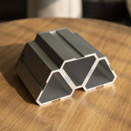 MOOY 1 peice Aluminum Alloy Pen Holder for Desk Office, Pen Organizer, Desk Tidy, FUSECUP, Tool-Free Assembly, Non-Slip Silicone Base, Customizable Pen Holder,1 Piece FUSECUP Holder with a Fuse-Rail