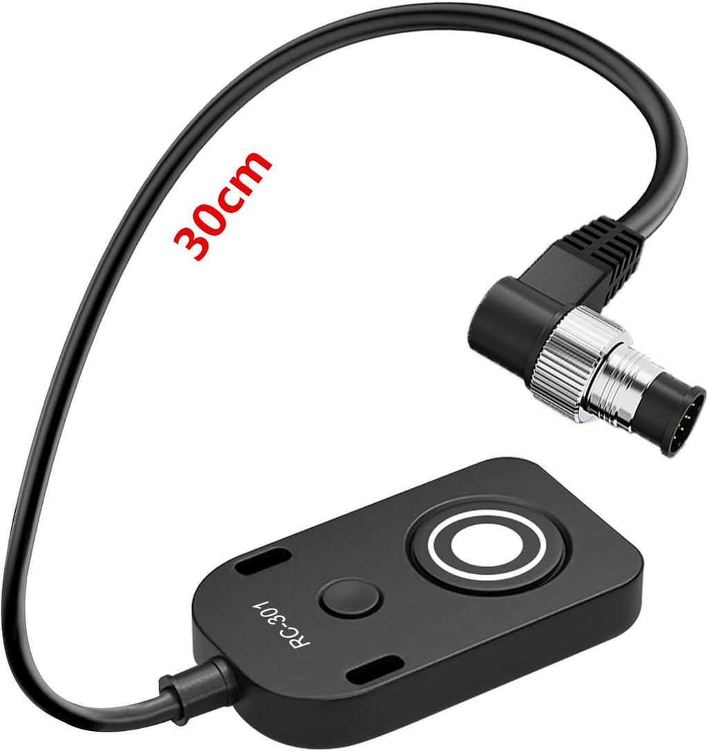 RC301-DC0/MC-30 30CM for Nikon Video Cable z8 z9 d850 d800 Remote Camera Small Shutter Release Remote Control 196.8 "Extended Cable Remote Wired Button d5 d810 d800e (RC301-DC0 NK 11.8in/30cm)