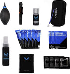 VSGO All-in-One Camera Cleaning Kit for APS-C Sensor Cameras Compatible with Canon, Nikon, Sony, Pentax and DSLR,CMOS Swabs, Lens Cleaning Pen, Air Blower and Other Clean Accessories Included (DKL-20)