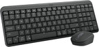 Logitech MK250 Bluetooth Wireless Mouse and Keyboard Combo: Fast & Easy Connectivity, Compact Wireless Keyboard, Ambidextrous Mouse, Durable Build - Windows/MacOS - Graphite