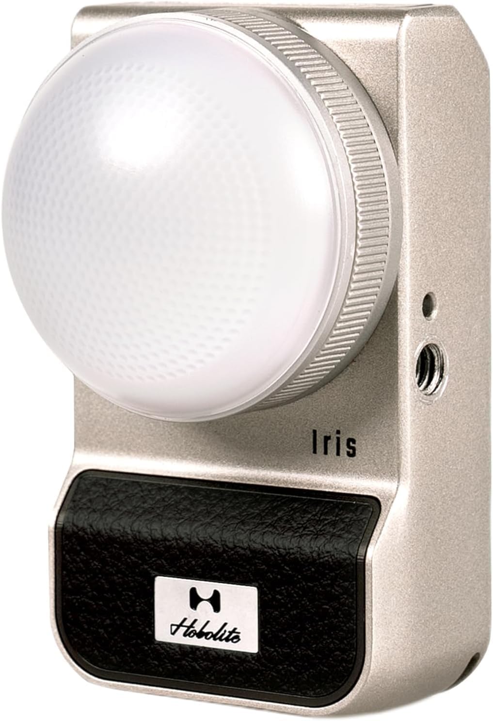 Iris Portable LED Photography Light Standard Kit with LCD Display, App Control, Adjustable Lens, CRI/TLCI 96+, 2700-6500K, Bi-Color Camera Light for Content Creators, 5W, Black