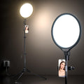 UBeesize 10" LED Light with 62" Tripod Stand, Phone Holder & Remote for iPhone, Video, TikTok, YouTube, Live Streaming, Makeup
