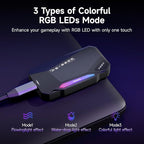 1TB Magnetic Portable SSD,2050MB/s Type-C USB 3.2 Gen 2x2 External SSD,4K ProRes Record and Store,Aluminum alloy,RGB Touch Lighting,External Solid State Drives for iPhone15/16/Android/PC/Mac -PS2200