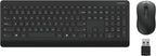 Incase Wireless Desktop 900 Keyboard and Mouse Combo - Designed by Microsoft – Quiet Touch Keys, Ambidextrous Design, Customizable Hotkeys, Two Year Battery Life – Black