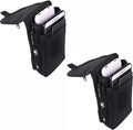 2 Packs Large Smartphone Pouch, Phone Pouch, Cell Phone Holster, Multi-Purpose Tool Holder, Tactical Carrying Case Belt Loop Pouch Men’s Waist Pocket for Hiking, Camping,Rescue Essential