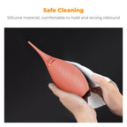 K&F CONCEPT Air Blower, with Long Nozzle/Short Nozzle Switch Design, Single Air Intake Camera Lens Blower, for Digital SLR Lens Sensor LCD Screens Musical Instruments Keyboards Telescope Filters