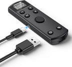 AODELAN for Canon Rechargeable Wireless Shutter Release Camera Remote Control Zoom Focus Compatible with R50,G7X Mark III,R6 Mark II,R5,R6,M6 Mark II,M200,M50,90D,200D,Replace Canon BR-E1(Black)