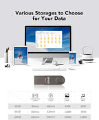 Lexar E32C 128GB Type-C USB Flash Drive, USB-A&USB-C 3.2 Gen 1 Dual Drive OTG 100MB/s Read, Thumb Drive Swivel Design Jump Drive for USB 3.0/2.0, Memory Stick for Android Smartphone, Laptop, PC