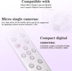 AODELAN Camera Remote Control Wireless Shutter Release for Nikon COOLPIX P1000 P950 B600 A1000 Z50 Z30 Z fc Z6 II Z7 II,Replaces Nikon ML-L7