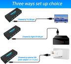 HDMI Switch SGEYR 5x1 HDMI Switcher 5 in 1 Out HDMI Selector 5 Port Box with IR Remote Control HDMI 1.4 HDCP 1.4 Support 4K@30Hz Ultra HD 3D 2160P 1080P