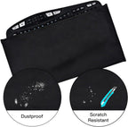 Keyboard Bag Case Sleeve Pouch for Universal Keyboard, Logitech/Razer/Das/Havit/Apple Magic Keyboard Protector, Wireless/Wire Computer/Gaming PC Keyboard Dust Cover-Black