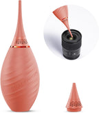 K&F CONCEPT Air Blower, with Long Nozzle/Short Nozzle Switch Design, Single Air Intake Camera Lens Blower, for Digital SLR Lens Sensor LCD Screens Musical Instruments Keyboards Telescope Filters