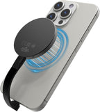 P10 Magnetic PSSD ，For iphone MagSafe Portable SSD, Upto 2000MB/s-Type-C, SM2320，USB 3.2 Gen 2x2 20Gbps, Connectivity, Updated Firmware - Portable Magnetic External Solid State Solution (Black-1T)