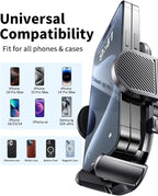 Nycetek 2025 Upgraded Car Vent Phone Mount [Military-Grade Clip] 360° Rotation, Universal Cellphone Holder Fits for iPhone 16 15 14 13 Pro Max Samsung Galaxy S24 S23 & All