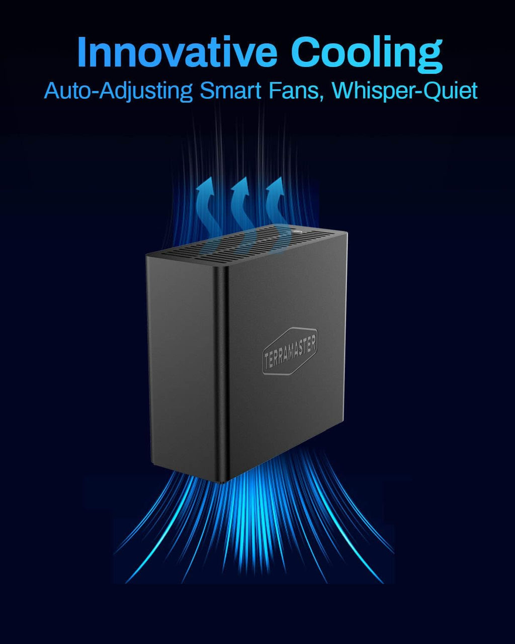 TERRAMASTER F4 SSD NAS Storage - 4Bay All SSD NAS Server N95 QuadCore CPU, 8GB DDR5 RAM, 5GbE Port, Palm-Sized High-Performance Network Attached Storage (Diskless)