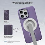 PHOPIK 35" Magnetic Selfie Stick Phone Tripod, Extendable Phone Tripod with Cold Shoe and Remote,Compatible with iPhone/Android/Sport Camera Perfect for Video Recording/Selfies/Insta360 x5（White）