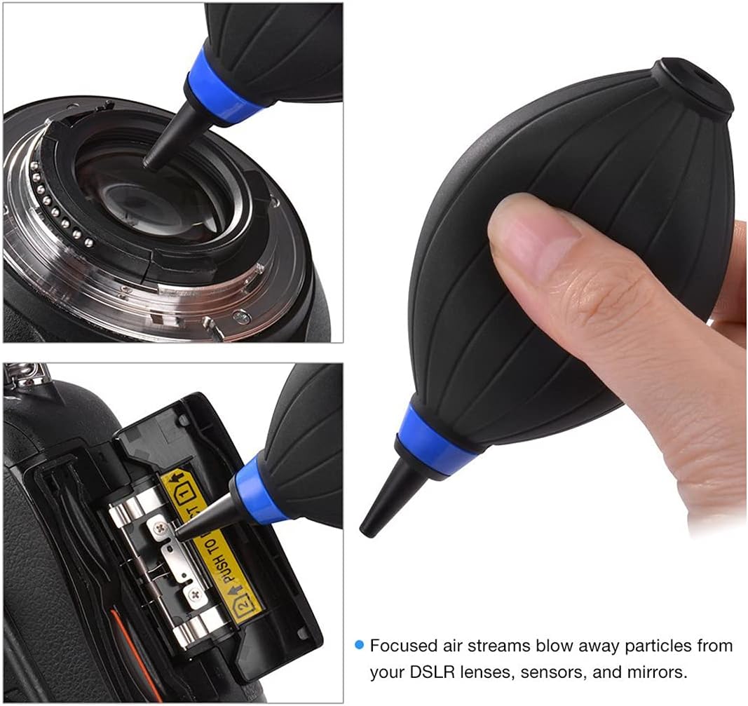 VSGO All-in-One Camera Cleaning Kit for APS-C Sensor Cameras Compatible with Canon, Nikon, Sony, Pentax and DSLR,CMOS Swabs, Lens Cleaning Pen, Air Blower and Other Clean Accessories Included (DKL-20)