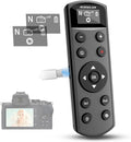 Remote Control for Nikon Camera,USB-C Rechargeable Wireless Shutter Release with OLED Screen – Video, Zoom & Focus Control for Nikon A1000, B600, P1000, P950, Z6III, Z30, Z50II, Zfc, Z5 (Black)