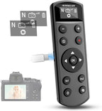 Remote Control for Nikon Camera,USB-C Rechargeable Wireless Shutter Release with OLED Screen – Video, Zoom & Focus Control for Nikon A1000, B600, P1000, P950, Z6III, Z30, Z50II, Zfc, Z5 (Black)