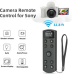 for Sony Camera Wireless Remote Control,Rechargeable Shutter Release with OLED Screen for Sony ZV-1,ZV-E10, A6400, A6700, A7C,A7III,A7IV,RX100 VII, DSC-RX0 II,DSC-RX100 VII, Replace RMT-P1BT