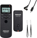 PHOLSY Camera Timer Remote Release Control with Intervalometer HDR for Nikon Z5, Z8, Z9, Z7ii, Z6, Z6ii, D750, D780, D7500, D7200, D5600, D5500, P7700, P7800, P950, D4, D5, D6, D800, D850, D810, D700