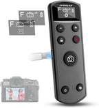 Remote Control for Fujifilm Camera,USB-C Rechargeable Wireless Shutter Release with OLED Screen for Fujifilm Fuji X100VI,X-T5,X-T4,X-T3,X-T50,X-T30II, X-T30,X-S20,X-S10,X-H2S,X-H2,X-E5 (Black)