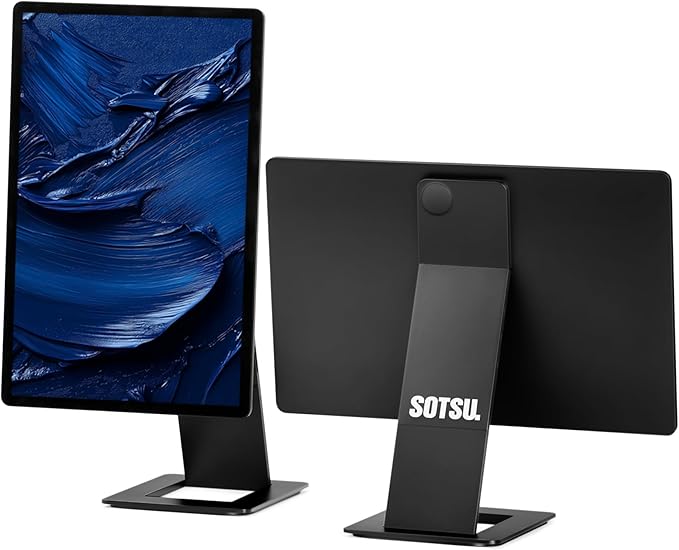 SOTSU FlipAction Pro 16" Gen2 Premium Portable Monitor | Super Compact | Pivot Rotate | 2560x1600 DCI P3 | 120Hz | 400 Nits | Full Metal CNC | Perfect Match for Mac and Windows (Universe Black)