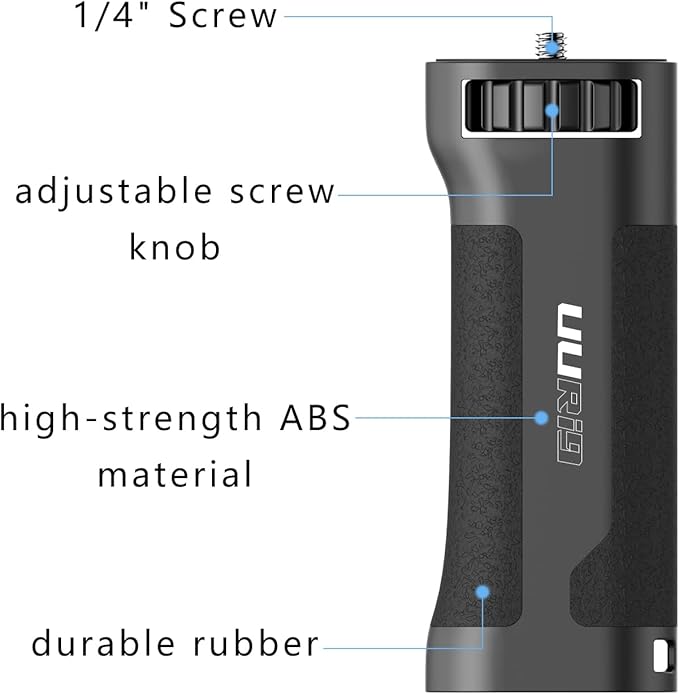 UURig Camera Handle Grip 1/4" Screw for Camera Stabilizer, Pistol Grip Camera Handle Compatible with Action Cam Canon Nikon Sony Digital Camera Mobile Video Shooting Vlog Camcorder