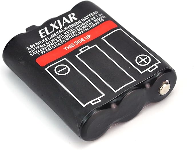 (4-Pack) 3.6V 800mAh Ni-MH Battery Replacement for Motorola PMNN4477AR T200 T400 T500 T800 T600 T62 T82 T92 T260 T265 T801 T460 T465 T480 Walkie Talkies