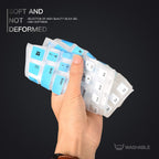 Keyboard Cover for Logitech MK295 MK370 MK270 K270 MK260 Keyboard, MK370 MK295 MK270 MK200 Keyboard Cover Skin Protector - Gradual Blue