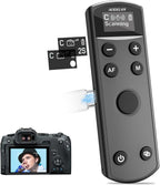 Remote Control for Canon Camera,Rechargeable Wireless Shutter Release with OLED Screen for Canon EOS RP, EOS R, R5, R6, M50, M50 II, 6D Mark II, 77D, 850D, 800D, Rebel T7i, T8i, 90D; Replaces BR-E1
