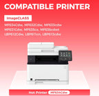 045 Toner Cartridge Set 4-Pack Replacement for Canon 045 CRG-045 045H Toner Compatible with Canon Color imageCLASS MF634Cdw MF632Cdw LBP612Cdw Printer Ink MF634 MF632 LBP612 Black Cyan Yellow Magenta