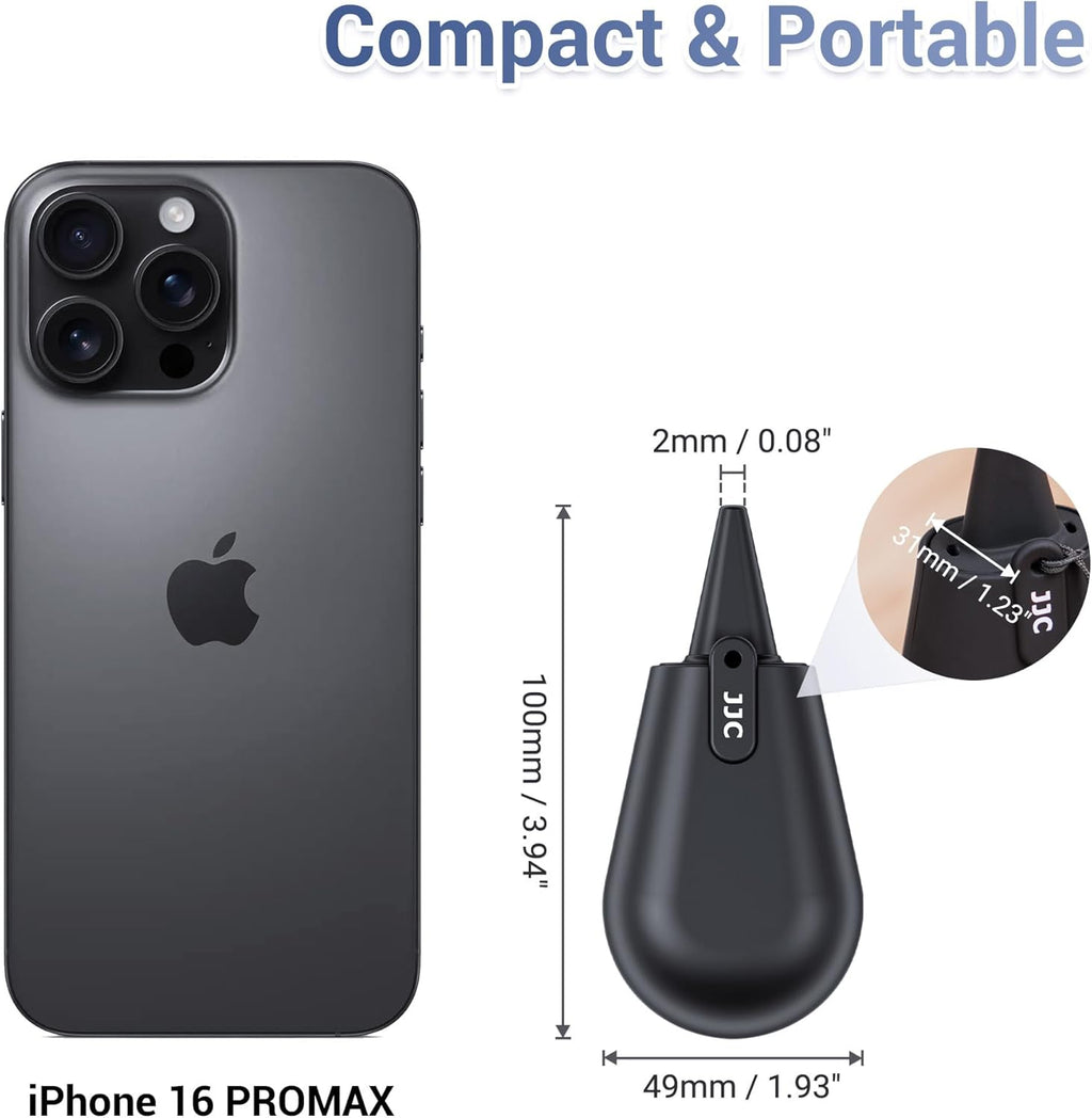 JJC Pocket-Sized Silicone Camera Dust Blower Lens Air Blower, Small Camera Lens Cleaner Air Blower for Sensor LCD Keyboards Filters Printing, Compact Portable Dust Blower for Outdoor Travel Cleaning