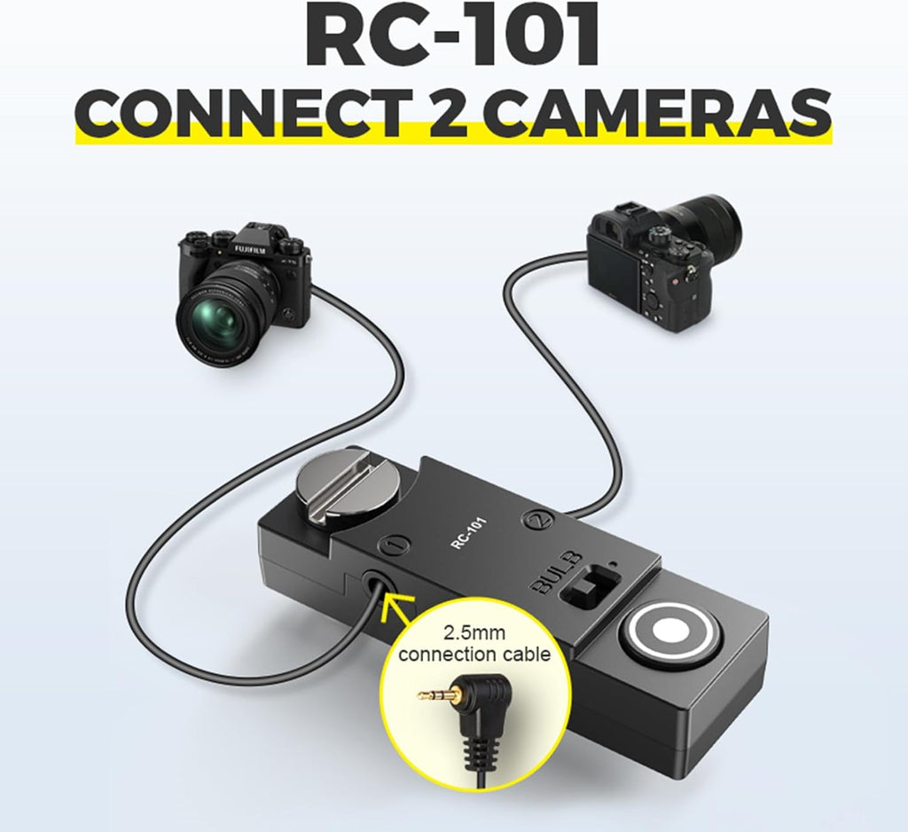 for nk d850 d800 z8 z9 d810 Camera Releases The Shutter Cord Remote Control RC101-dc0 Remote 1/4 Screw Fixing Small Release Button Handle (RC-101 DCO NK)