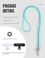 project-cb Phone Lanyard1, Phone Tether Tab2, Crossbody Cell Phone Lanyard, Rope Lanyard, Universal Adjustable Phone Strap (FoggyBlack-S)