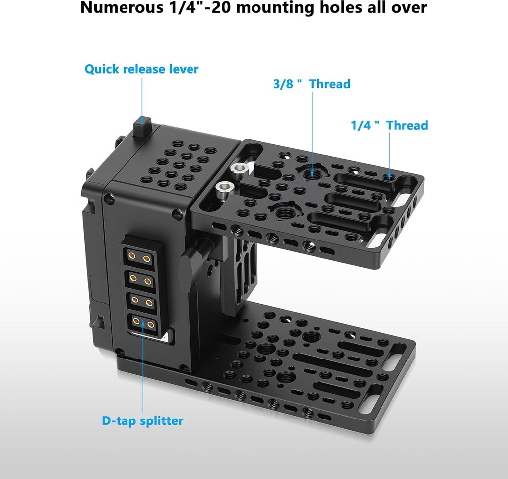 CAMVATE Height-Adjustable Camera Cage Expansion Module-3772