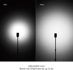 Iris Portable LED Photography Light Standard Kit with LCD Display, App Control, Adjustable Lens, CRI/TLCI 96+, 2700-6500K, Bi-Color Camera Light for Content Creators, 5W, Black