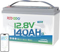 Redodo 12V 140Ah LiFePO4 Battery Group31, 10-Year Lifespan, 150A BMS & Bluetooth Monitoring, Ideal for RVs, Solar, Marine, Boat, Solar and Off-Grid