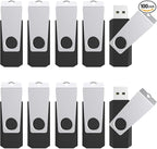 TOPESEL 100 Pack 128MB USB 2.0 Flash Drive, Thumb Drive, Memory Stick, Pen Drive