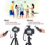 PHOLSY Camera Timer Remote Release Control with Intervalometer HDR for Nikon Z5, Z8, Z9, Z7ii, Z6, Z6ii, D750, D780, D7500, D7200, D5600, D5500, P7700, P7800, P950, D4, D5, D6, D800, D850, D810, D700