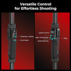 SMALLRIG Stabilizer Handheld Ring Grip for DJI RS 2 / RS 3 Pro/RS 4 / RS 4 Pro Gimbal, Supports Various Controls, Integrated Foldable Design, Max Load 17.6 lb - 4328