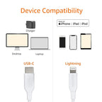 Amazon Basics USB-2.0 Type C to Lightning Cable (MFi Certified), 3 Feet, White