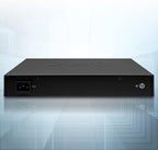 BV-Tech 18 Ports Long Range PoE+ Switch (16 PoE+ Ports | 2 Gigabit Ethernet uplink) - 19" Rackmount - 135W - 802.3af/at -Desktop Design for Easy Set Up