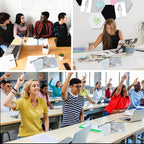 Vuzvuv A5-22 PCS 9.49"x 7.09"Mesh Zipper Pouch Set，Resistant Document File Folders Plastic Mesh Bag with Label Sticker for File, Document, Makeup, Board Game School Office Home Travel Storage