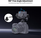 NEEWER Action Camera Cold Shoe Mount Adapter Compatible with GoPro Accessories Go Pro DJI Insta360 AKASO, Metal 1/4" Thread Hot Shoe Mount for Mini Tripod Selfie Stick, 180° Tilt, GP-63
