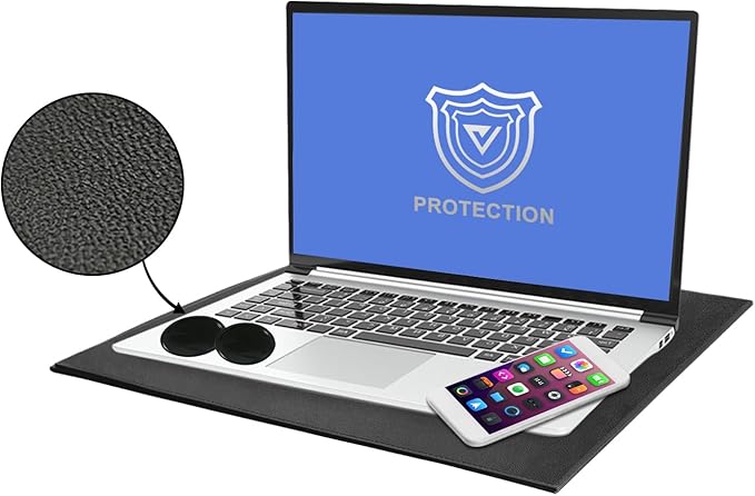 Laptop Pad Protection, Heat Shielding Laptop Pad EMI Blocker Lap Desk, Protector Portable Heat Blocker for Laptop, Tablets and Phones (12"-16")