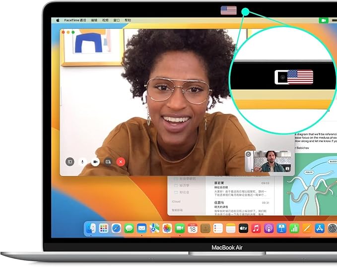 Laptop Camera Cover Slide, Webcam Cover Slide, Ultra-Thin, Nation Flag Pattern Design, 6 Pack