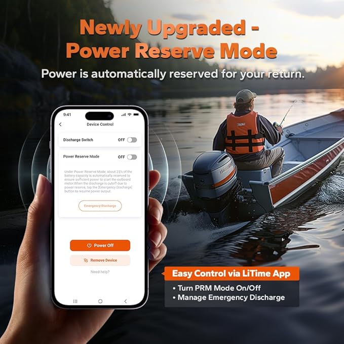 Litime 12V 140Ah Bluetooth Dual Purpose 1000 CCA Marine Battery