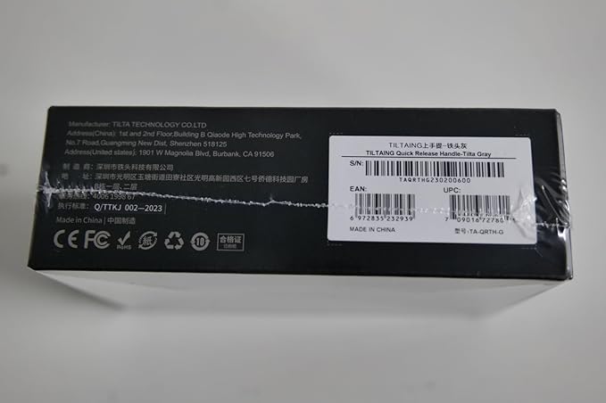 Tilta Quick Release Top Handle - (for BMPCC 4K/6K and Most DSLR/mirrorless Cameras) (Tilta Gray)